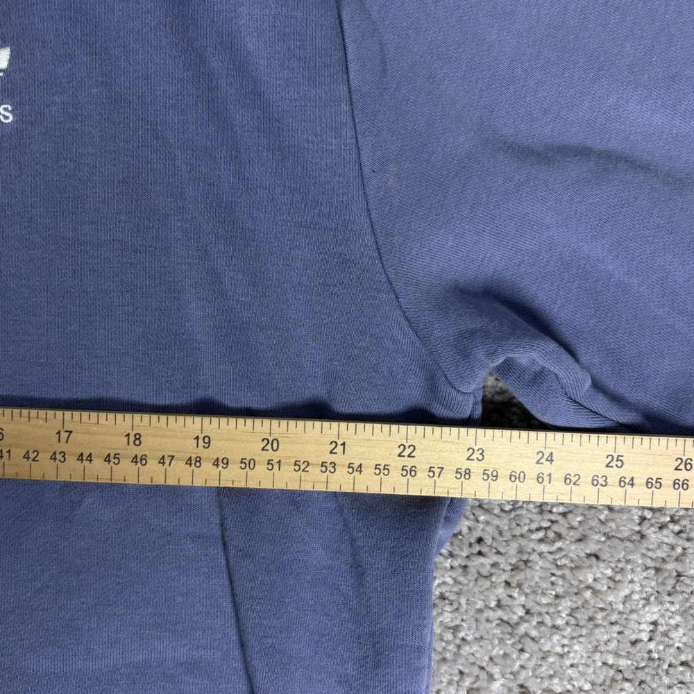 Adidas Trefoil Hoodie Pullover Lavender Fleece Logo Men's L (READ) - Picture 7 of 10